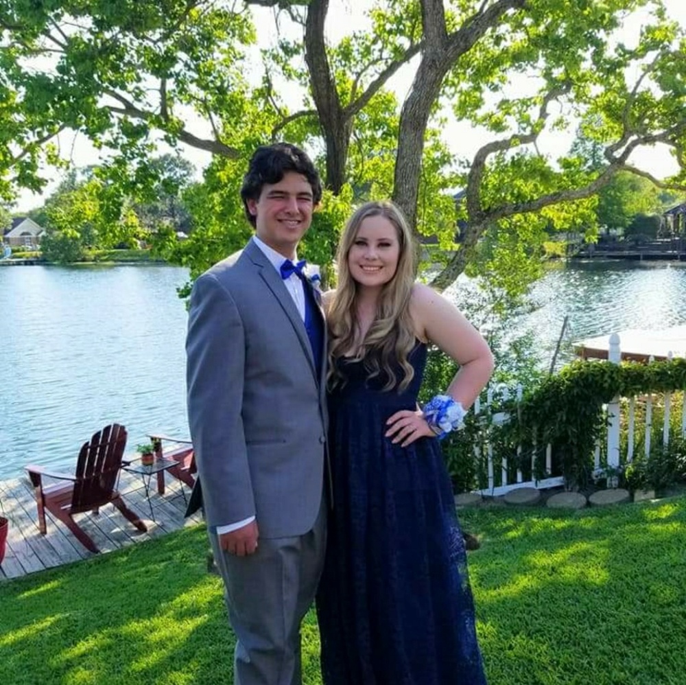 Royal blue prom dress